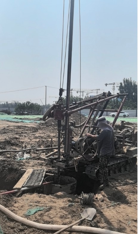 南京栖霞区工地打井